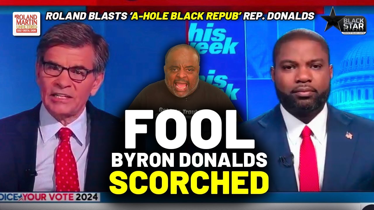 ‘Consensual Manservant’ Byron Donalds HIT By George Stephanopoulos For Harris RACIAL IDENTITY SLUR