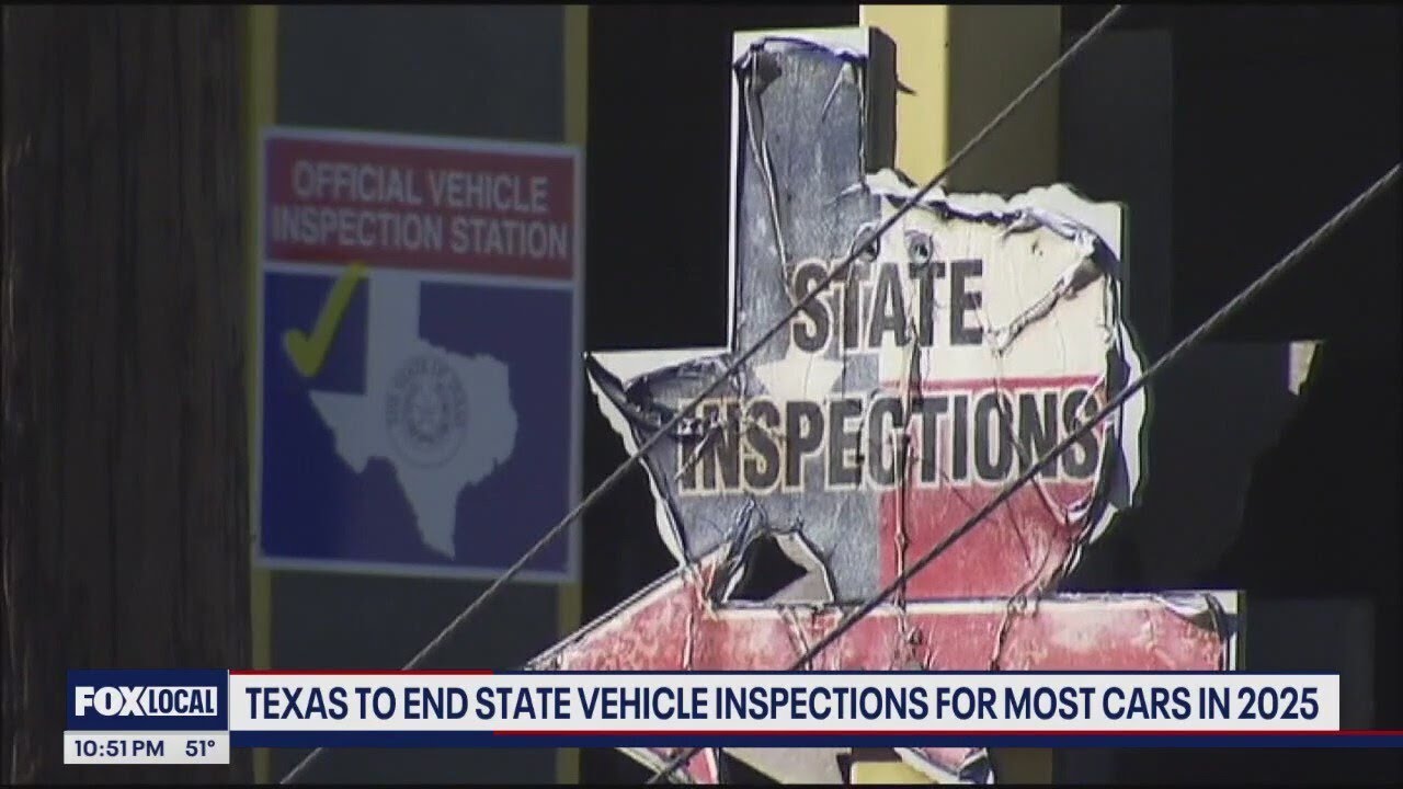 Texas won’t require vehicle inspections starting Jan. 1