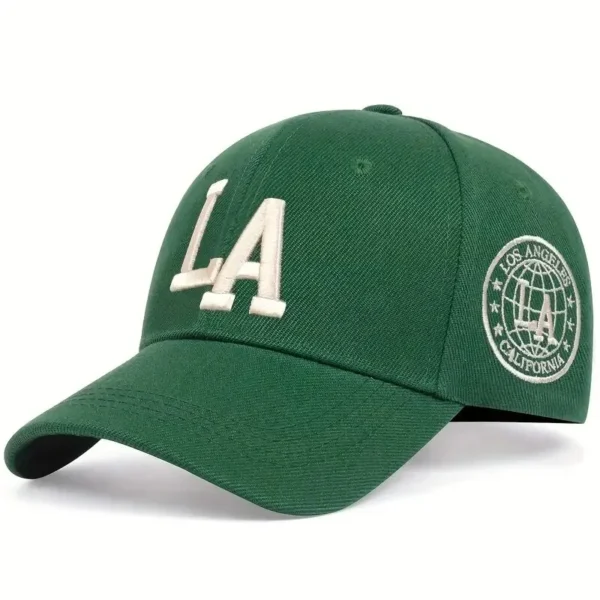 Unisex La Letter Embroidery Baseball Caps Spring and Autumn Outdoor Adjustable Casual Hats Sunscreen Hat - AliExpress - Image 3