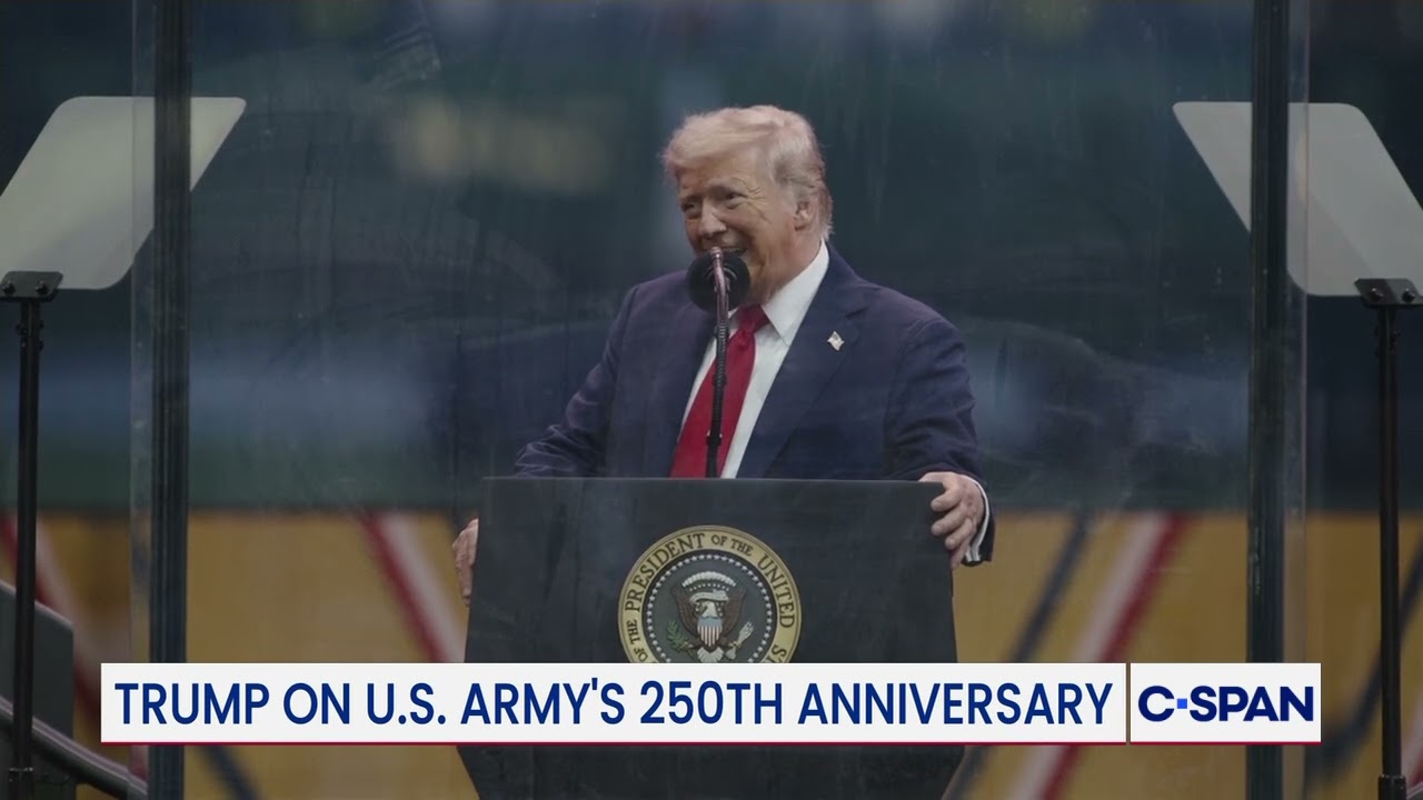 President Trump Remarks at U.S. Army 250th Anniversary Parade & Celebration
