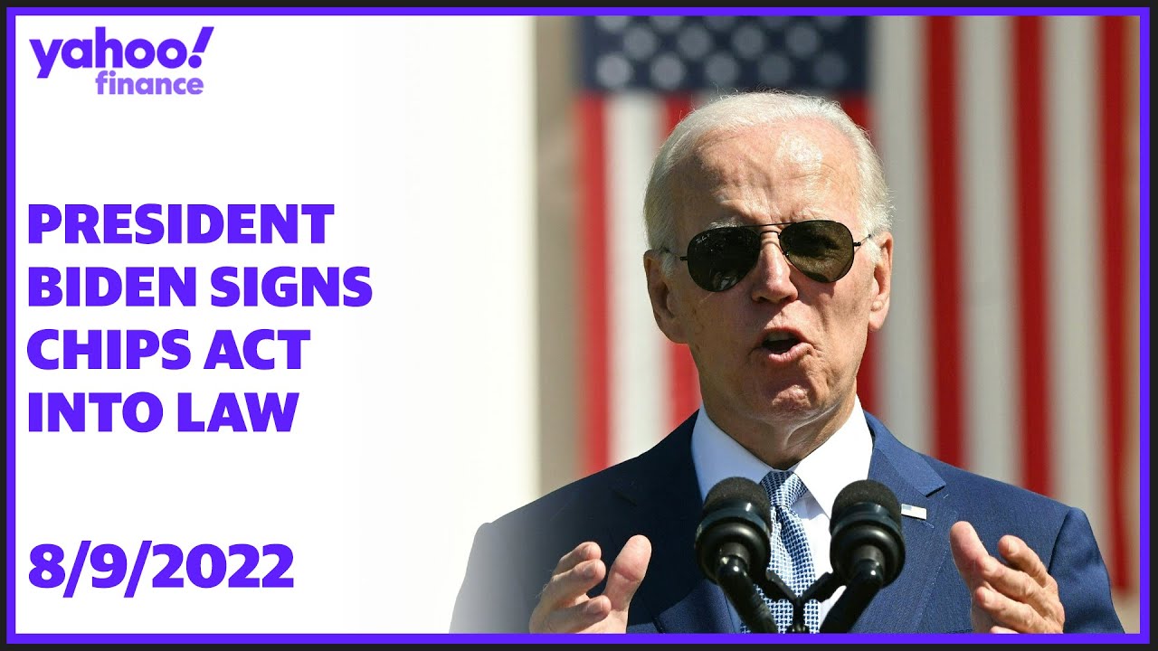 President Biden signs CHIPS and Science Act of 2022 into law