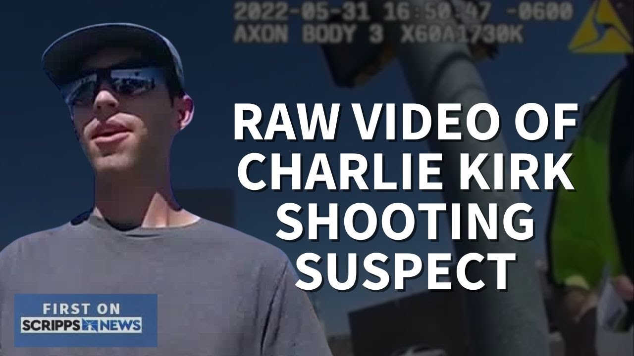 Raw Video: Charlie Kirk shooting suspect after 2022 crash