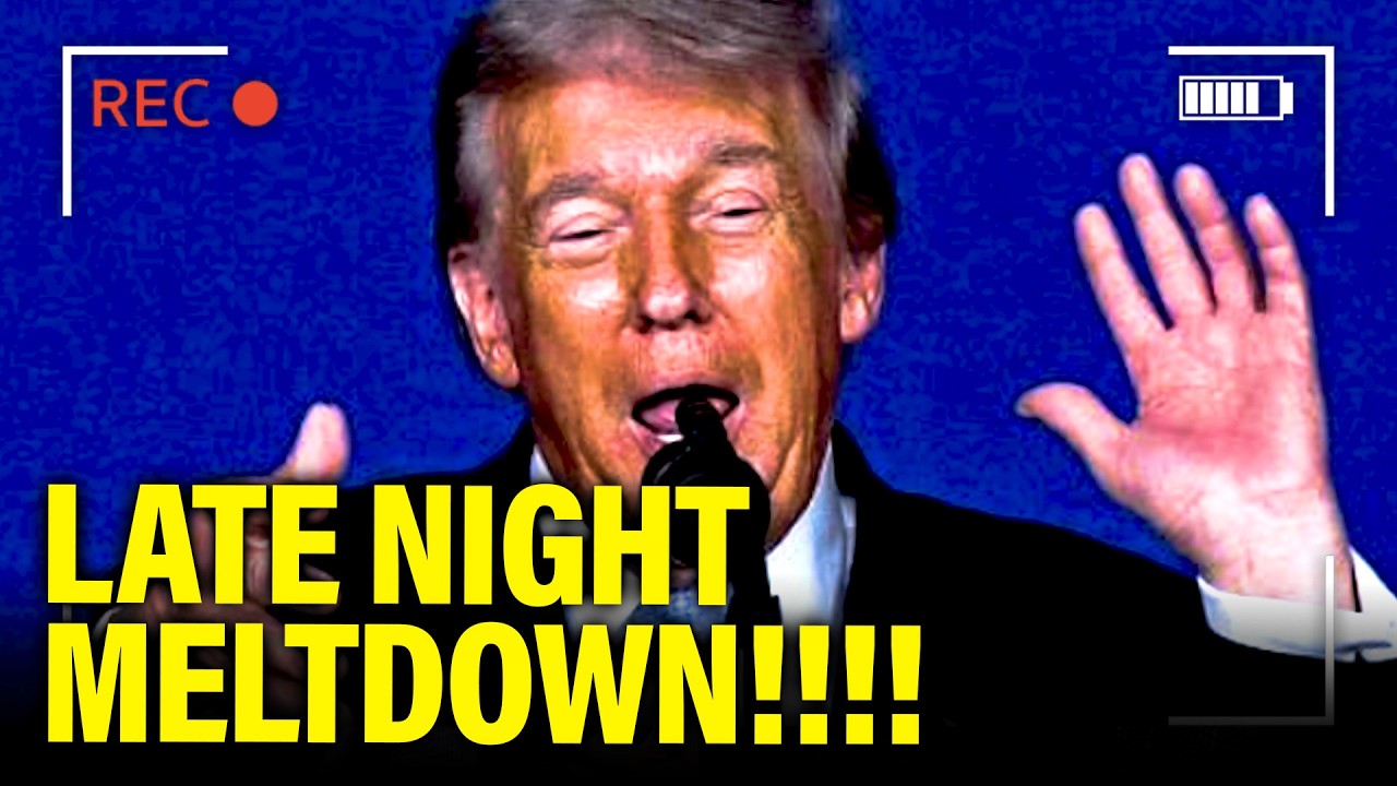 Trump SPIRALS in LATE NIGHT Speech as WALLS CLOSE IN