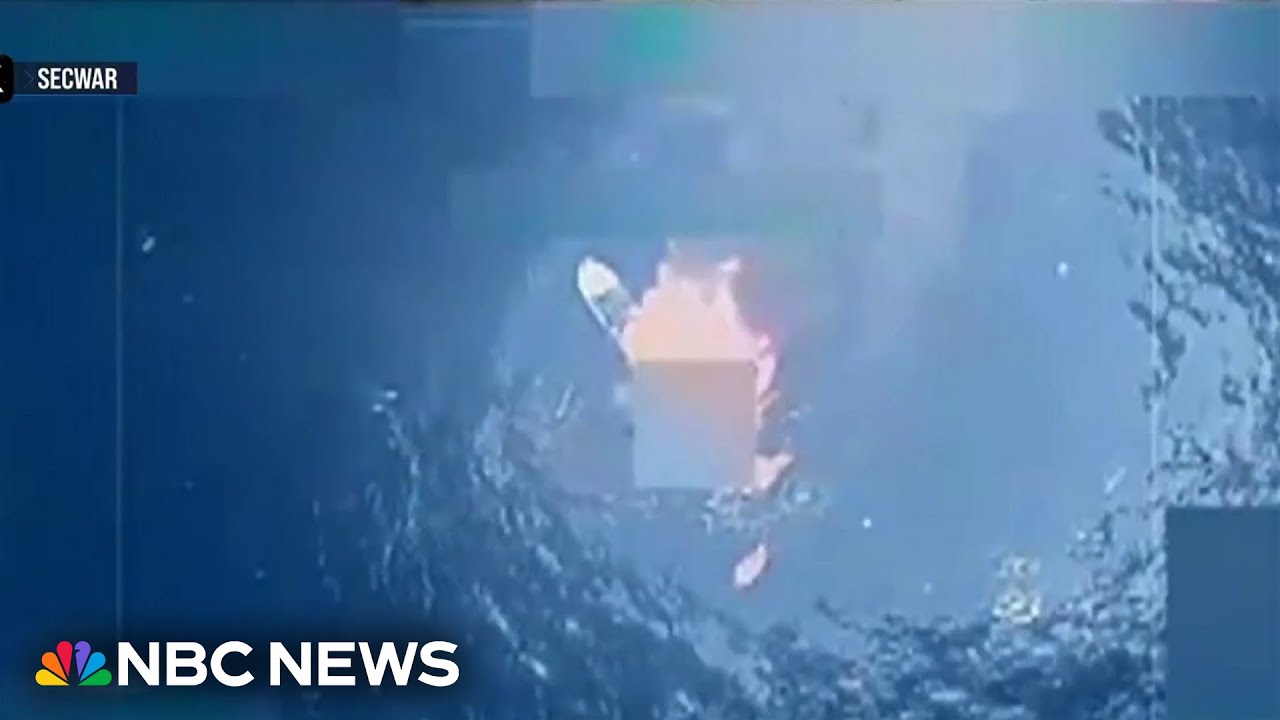 U.S. strikes another alleged drug cartel boat